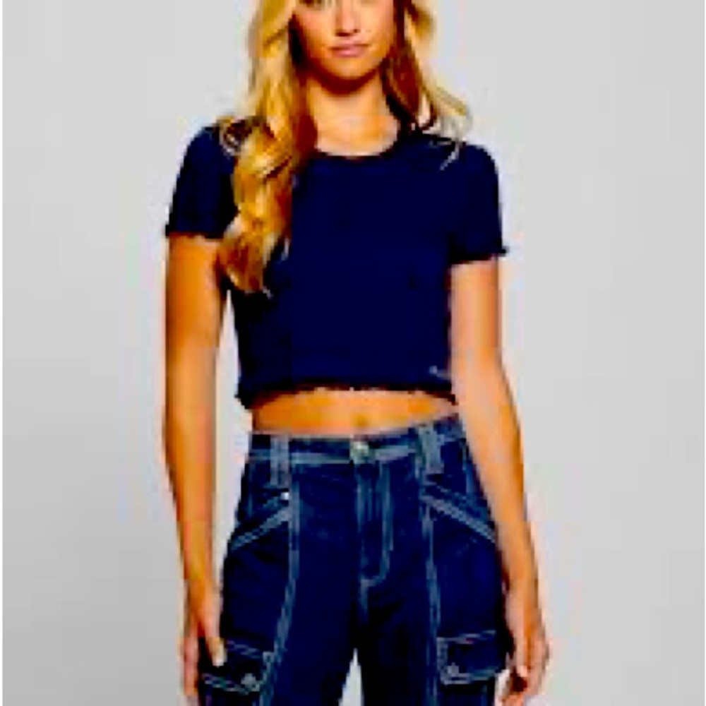 PIPPH HIGH RISE SLIM STRAIGHT CARGO DENIM!❤️👍👖 - Picture 2 of 12